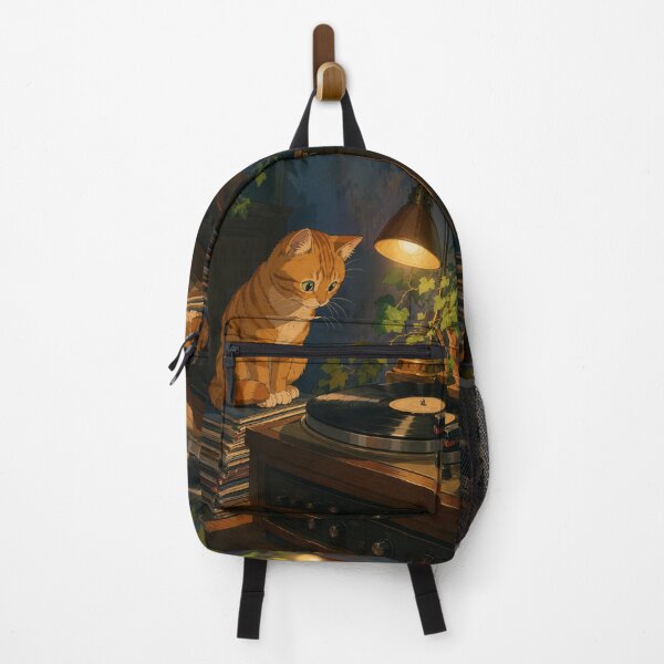Item preview, Lofi Cat: Vinyl Guard designed and sold by bapupa.