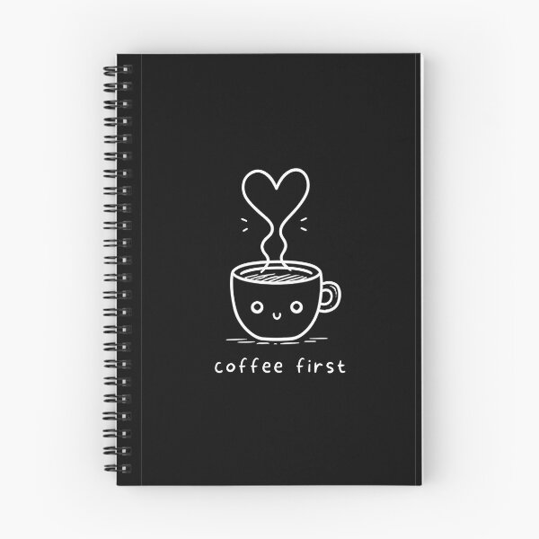 Item preview, Coffee First T-Shirt – Minimalist Coffee Doodle, Cute Coffee Lover Shirt, Funny Cozy Indie Gift designed and sold by SakuraHQ.