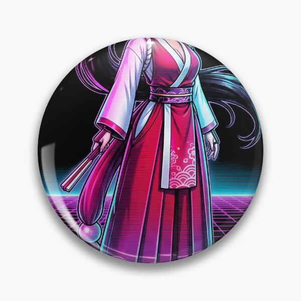 Item preview, Mai Shiranui Fatal Fury Synthwave Anime Gaming Shirt designed and sold by Senpaiwaves.