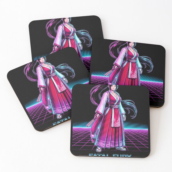 Item preview, Mai Shiranui Fatal Fury Synthwave Anime Gaming Shirt designed and sold by Senpaiwaves.