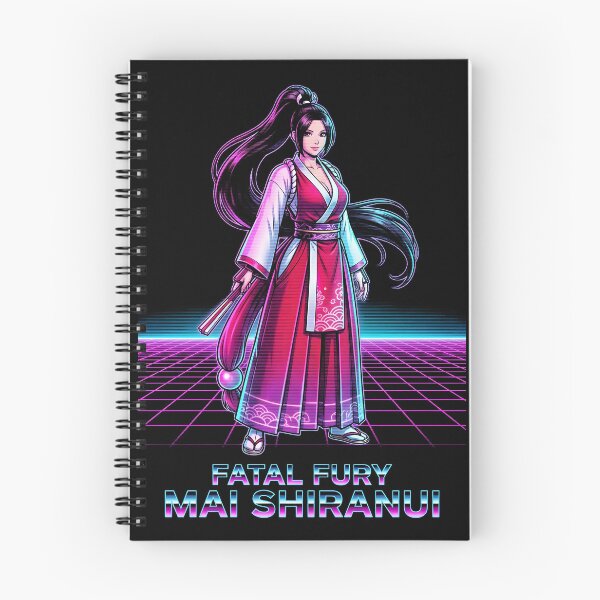 Item preview, Mai Shiranui Fatal Fury Synthwave Anime Gaming Shirt designed and sold by Senpaiwaves.