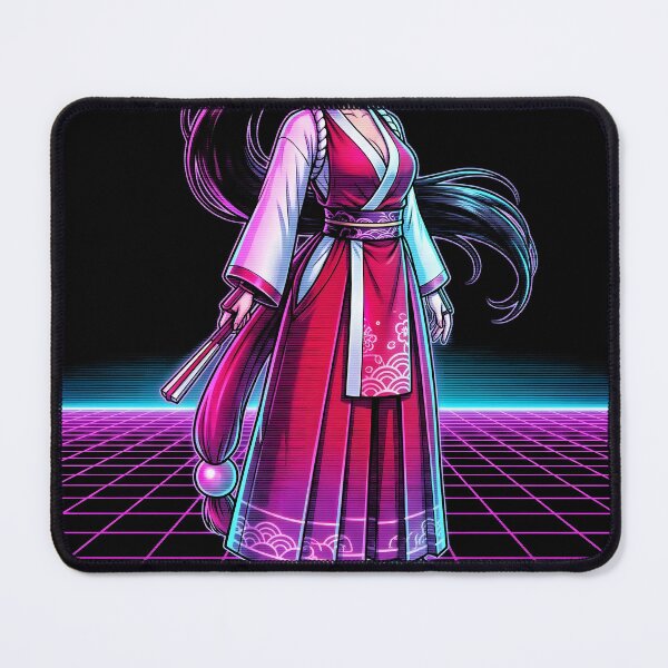 Item preview, Mai Shiranui Fatal Fury Synthwave Anime Gaming Shirt designed and sold by Senpaiwaves.