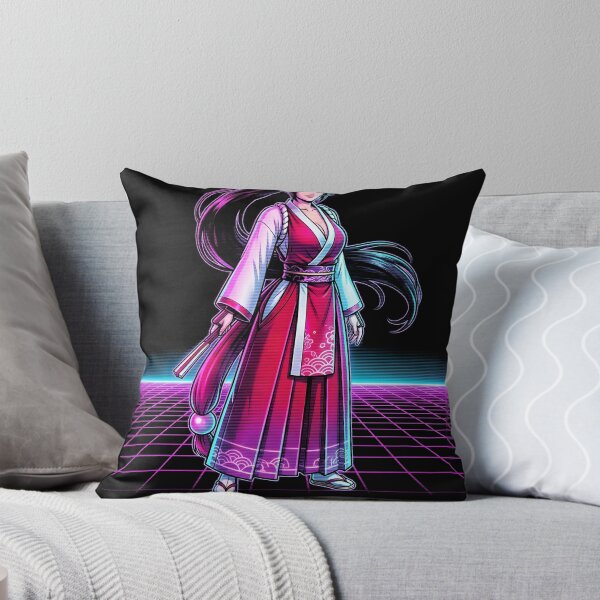Item preview, Mai Shiranui Fatal Fury Synthwave Anime Gaming Shirt designed and sold by Senpaiwaves.