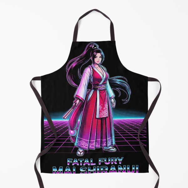 Item preview, Mai Shiranui Fatal Fury Synthwave Anime Gaming Shirt designed and sold by Senpaiwaves.