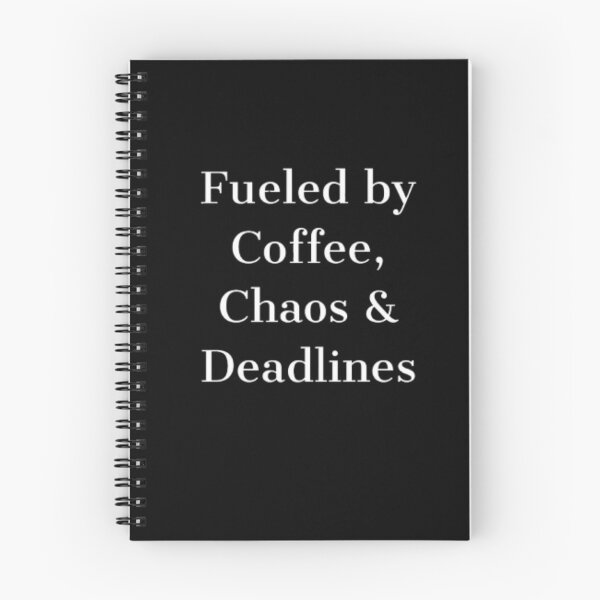 Item preview, Fueled by Coffee, Chaos & Deadlines office workers designed and sold by JonHenr.