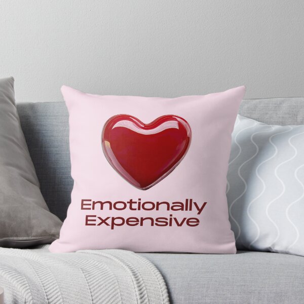 Item preview, Emotionally Expensive Funny Heart Quote designed and sold by jianina-alondra.