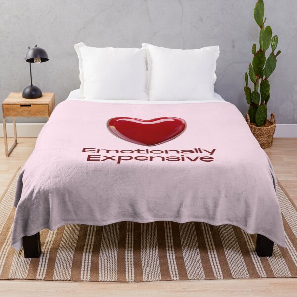 Item preview, Emotionally Expensive Funny Heart Quote designed and sold by jianina-alondra.