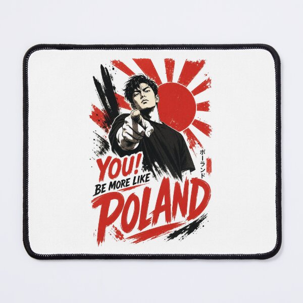 Item preview, You! Be More Like Poland - Japanese Manga Poster designed and sold by Fragy72.