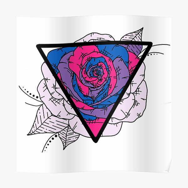 Bisexual Rose Poster