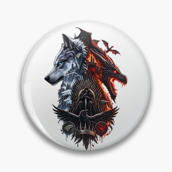 Item preview, Wolves, Dragons and the Iron Throne designed and sold by teamzeta.