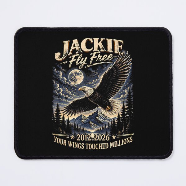 Item preview, Forever Watching The Sky Fly Free Jackie Eagle Memorial designed and sold by JameseDuam.