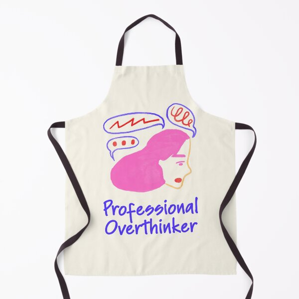 Item preview, Professional Overthinker Funny Mental Health Quote designed and sold by jianina-alondra.