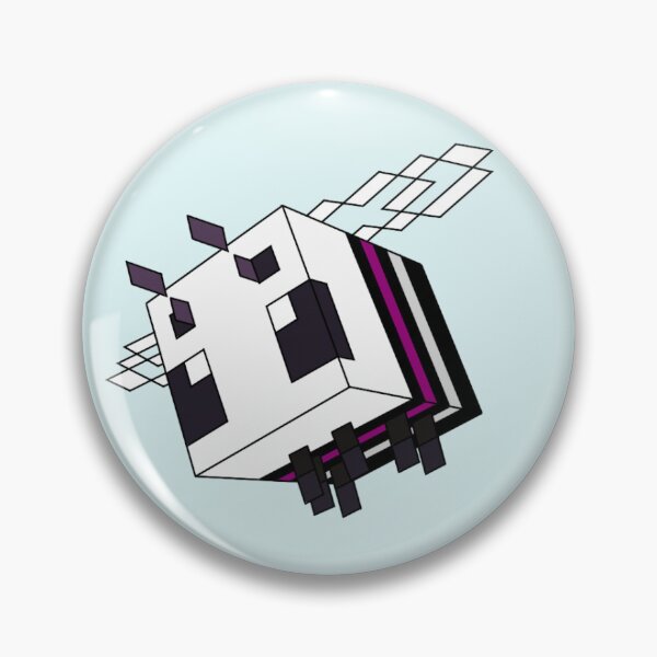 Item preview, Demisexual Minecraft Bee – Minecraft Pixel Art designed and sold by DesgnsxGifts.