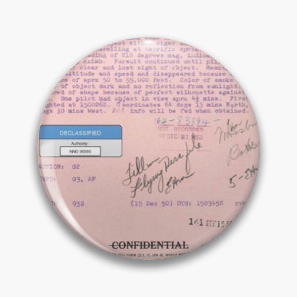 Item preview, UFO - DECLASSIFIED 65_hs1-834228961_62-hq-83894_section_6_page97_redb designed and sold by CG17s.