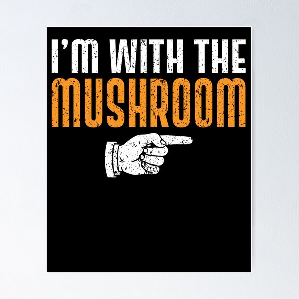 Item preview, I'm With The MUSHROOM Matching Couple Halloween designed and sold by mdmahabubur.