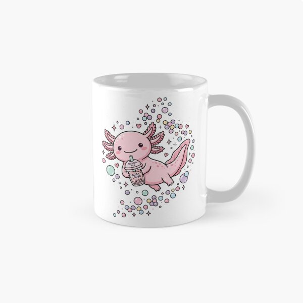 Item preview, Cute Kawaii Axolotl Boba T-Shirt, Funny Exotic Pet & Bubble Tea Graphic Tee designed and sold by KreatoLab.