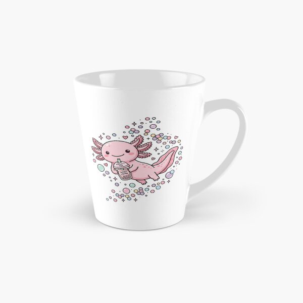 Item preview, Cute Kawaii Axolotl Boba T-Shirt, Funny Exotic Pet & Bubble Tea Graphic Tee designed and sold by KreatoLab.