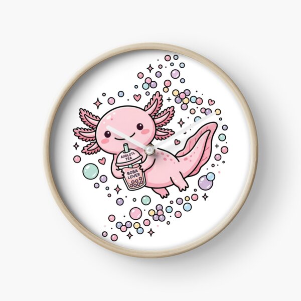 Item preview, Cute Kawaii Axolotl Boba T-Shirt, Funny Exotic Pet & Bubble Tea Graphic Tee designed and sold by KreatoLab.