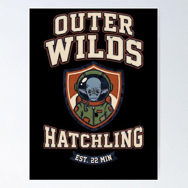 Item preview, Hatchling Outer Wilds Varsity Gamer Graphic Tee designed and sold by Senpaiwaves.