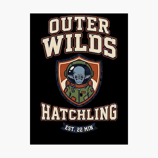 Item preview, Hatchling Outer Wilds Varsity Gamer Graphic Tee designed and sold by Senpaiwaves.