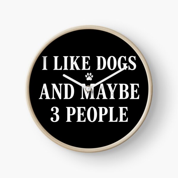 Item preview, I Like Dogs and Maybe 3 People - Sarcastic Dog Lover Design designed and sold by Shopeon Designs.