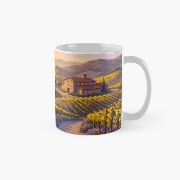 Item preview, Napa Valley Vineyard Rows at Golden Hour designed and sold by RedPeaStudio.