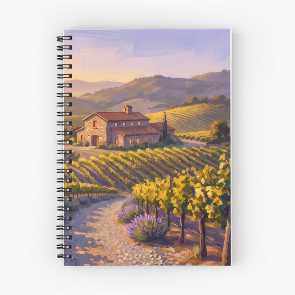 Item preview, Napa Valley Vineyard Rows at Golden Hour designed and sold by RedPeaStudio.