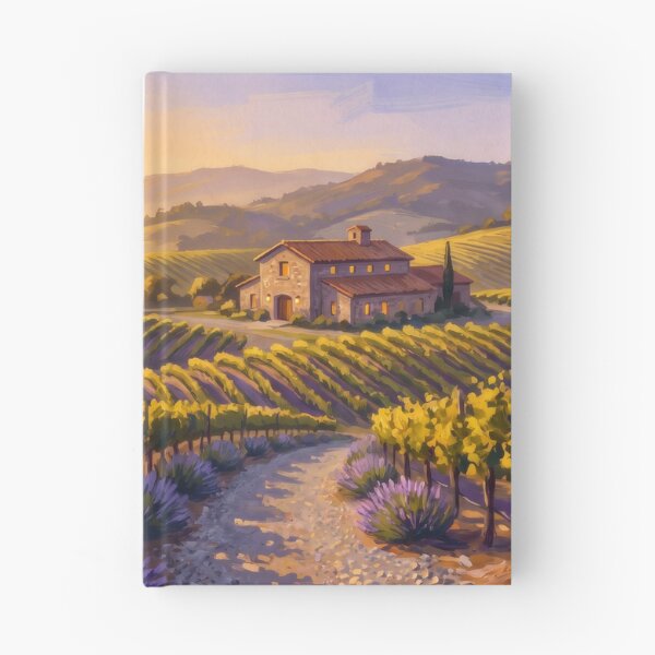 Item preview, Napa Valley Vineyard Rows at Golden Hour designed and sold by RedPeaStudio.