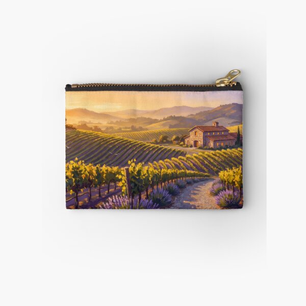Item preview, Napa Valley Vineyard Rows at Golden Hour designed and sold by RedPeaStudio.