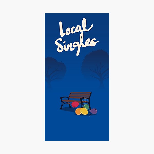 Item preview, Lonely Singles Poster Design designed and sold by studioCake.