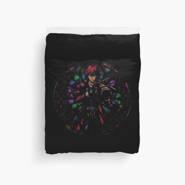Item preview, Gene Starwind Outlaw Star Stained Glass Anime Gaming Shirt designed and sold by Senpaiwaves.