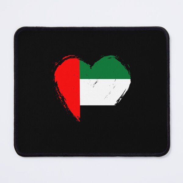 Item preview, Distressed United Arab Emirates Flag Heart AE designed and sold by shitpostee.