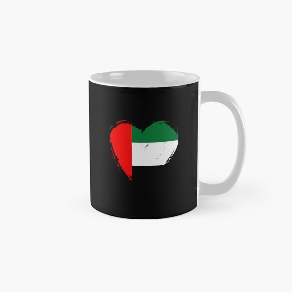 Item preview, Distressed United Arab Emirates Flag Heart AE designed and sold by shitpostee.