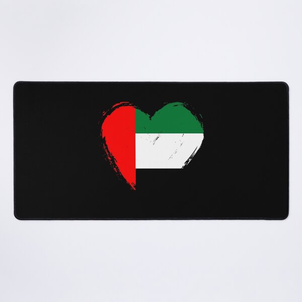 Item preview, Distressed United Arab Emirates Flag Heart AE designed and sold by shitpostee.