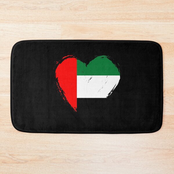 Item preview, Distressed United Arab Emirates Flag Heart AE designed and sold by shitpostee.