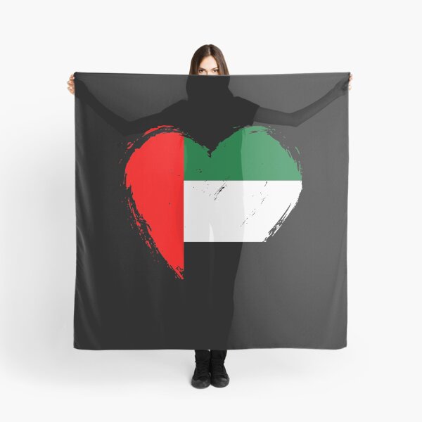 Item preview, Distressed United Arab Emirates Flag Heart AE designed and sold by shitpostee.