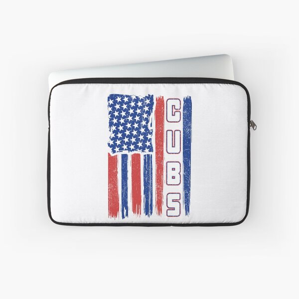 Item preview, Vintage Cubs US Flag Distressed Baseball Fan Team Spirit designed and sold by RockTheFeal.