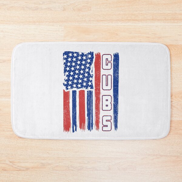 Item preview, Vintage Cubs US Flag Distressed Baseball Fan Team Spirit designed and sold by RockTheFeal.