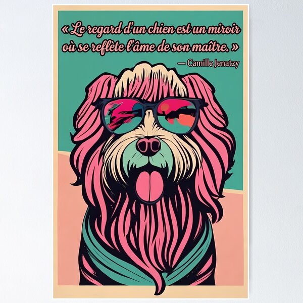 Item preview, Pop Art Bichon designed and sold by Georgiale.