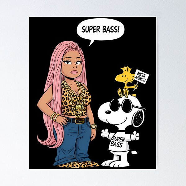 Item preview, NickiMinaj Snoopy Super Bass Music designed and sold by Nahkolahmom.