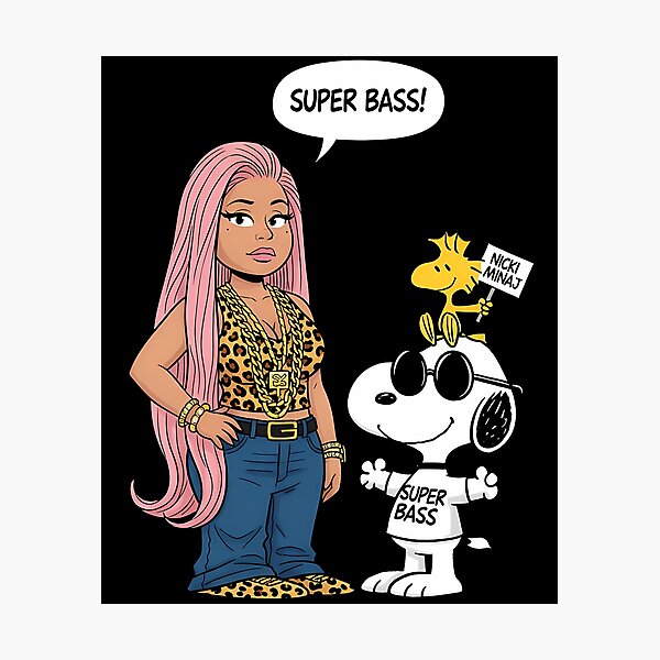 Item preview, NickiMinaj Snoopy Super Bass Music designed and sold by Nahkolahmom.