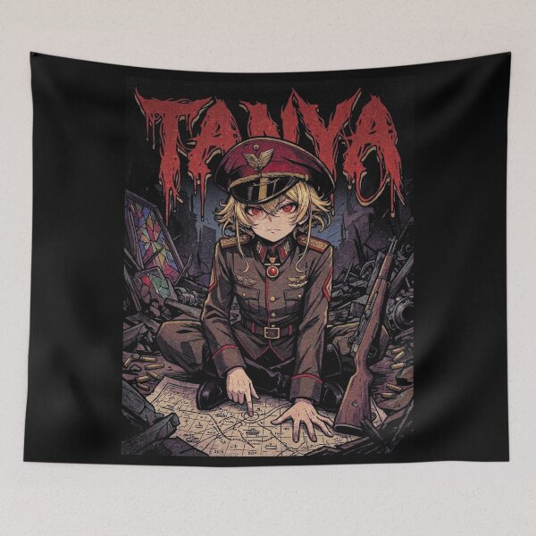Item preview, Tanya von Degurechaff Fanart designed and sold by MadShroomPrints.