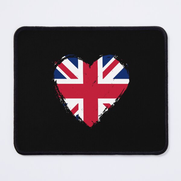 Item preview, Distressed United Kingdom Flag Heart GB designed and sold by shitpostee.