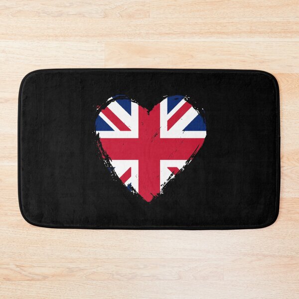 Item preview, Distressed United Kingdom Flag Heart GB designed and sold by shitpostee.