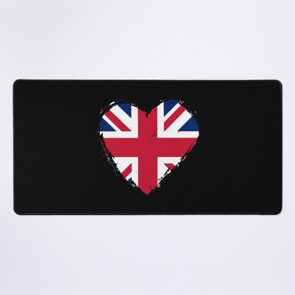 Item preview, Distressed United Kingdom Flag Heart GB designed and sold by shitpostee.