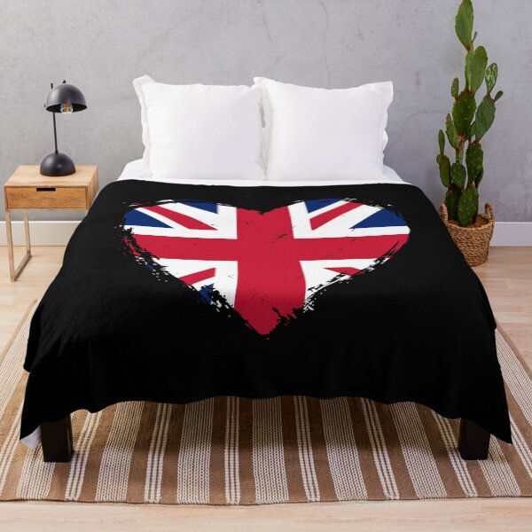 Item preview, Distressed United Kingdom Flag Heart GB designed and sold by shitpostee.