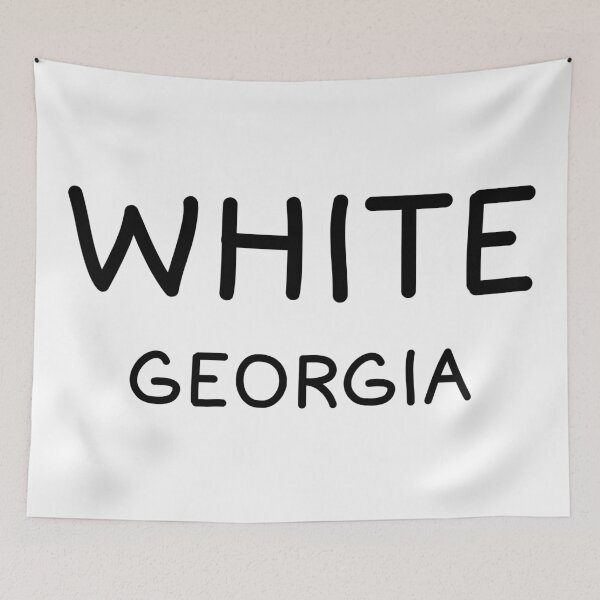 Artikelvorschau, White, Georgia, White GA, White Georgia entworfen und verkauft von MoMidoStore.