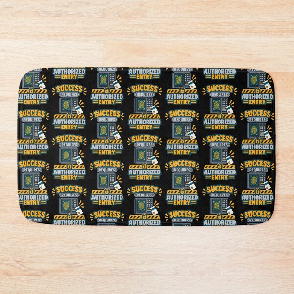 Item preview, Success Requires Authorized Entry Motivational Access Quote designed and sold by TeeTimeTreasure.