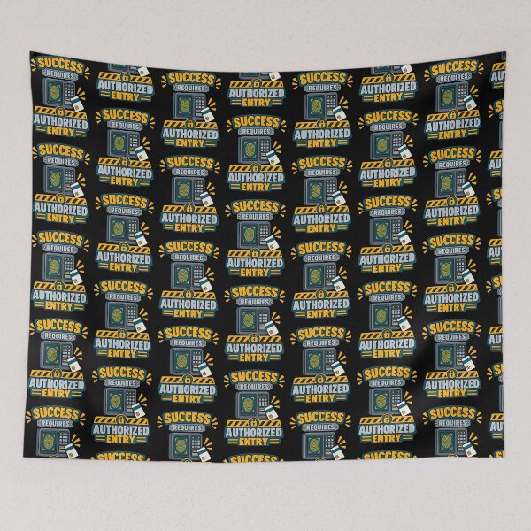 Item preview, Success Requires Authorized Entry Motivational Access Quote designed and sold by TeeTimeTreasure.