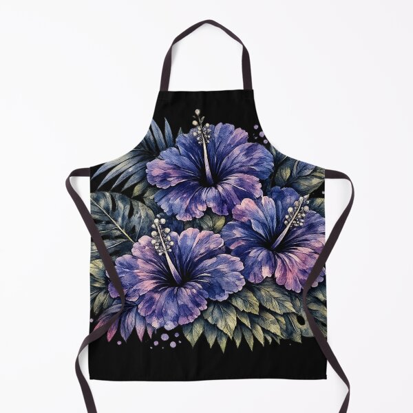 Item preview, Midnight Hibiscus | Dark Tropical Watercolor | Gothic Botanical Art designed and sold by IamNolmo.